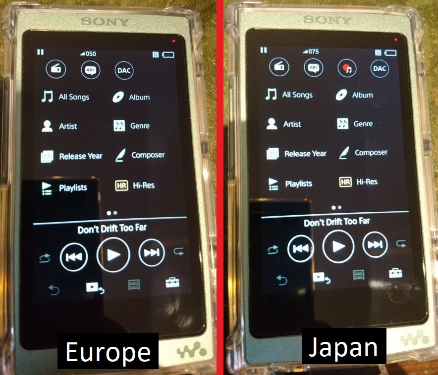 Add new playlists on Sony Walkman NW-A45